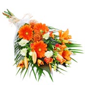 A Bright Orange Giftwrap