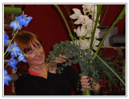 Staff member  at  Penny Lane Flowers - Liverpool Shop Interior